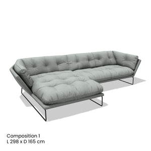 Saba New York Chaise Sofa