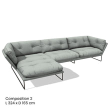 Load image into Gallery viewer, Saba New York Chaise Sofa