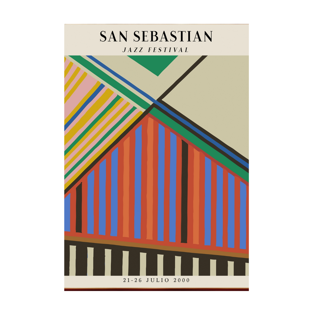 San Sebaastain Jazz Festival - A2 Print