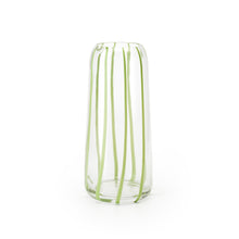 Load image into Gallery viewer, Green Striped Glass Carafe