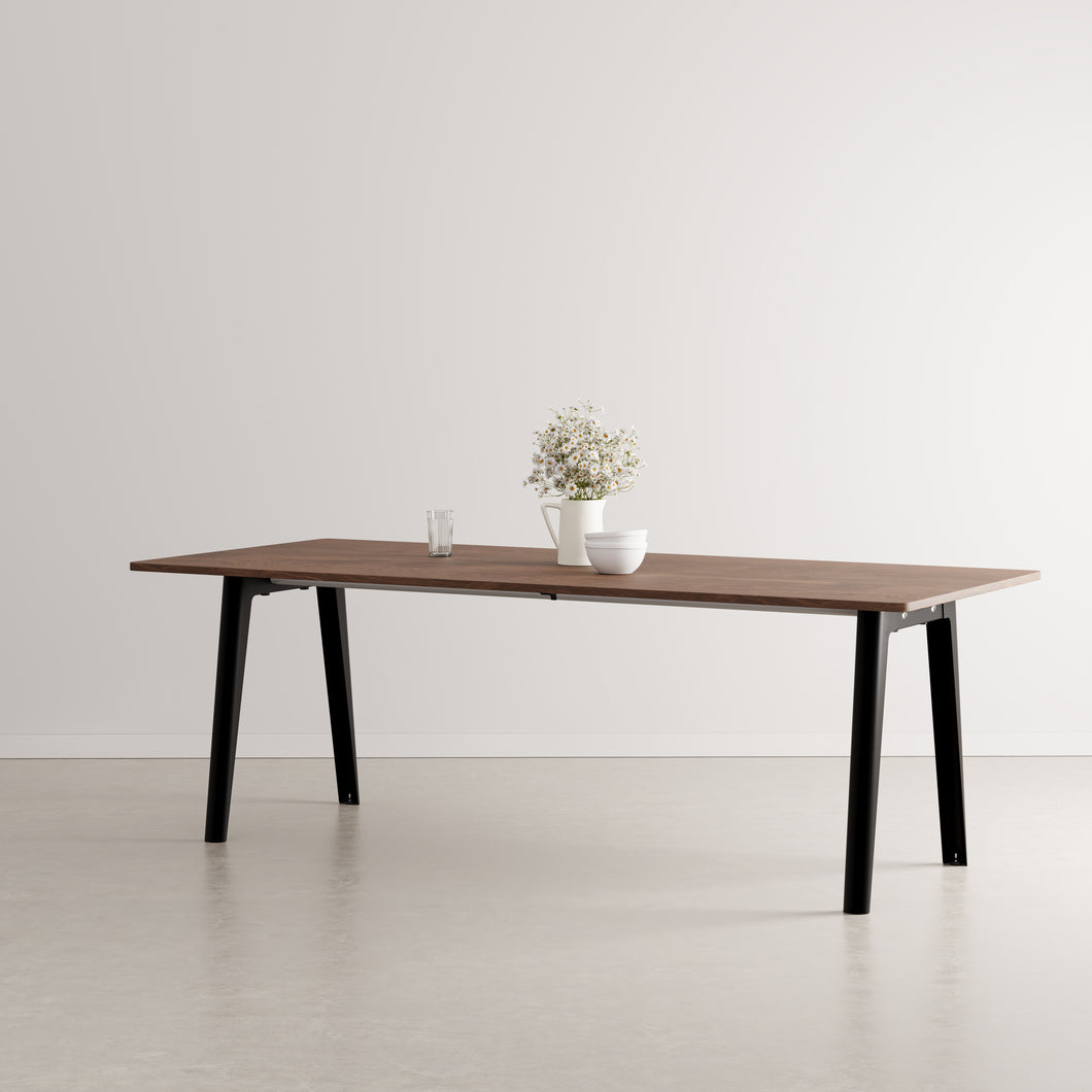 Tiptoe New Modern Walnut Rectangular Dining Table