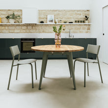 Load image into Gallery viewer, Tiptoe New Modern Round Table | Reclaimed Wood