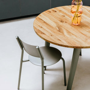 TIPTOE New Modern Round Table | Reclaimed Wood