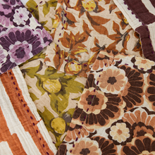 Load image into Gallery viewer, HKliving Mediterranean Striped Burgundy Cotton Napkins - Set of 2