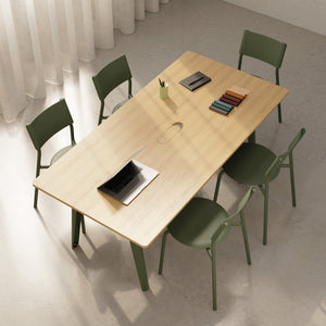 TIPTOE New Modern Wood Meeting Table | 3 Sizes