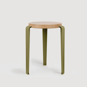 TIPTOE x HEJU Heather Green Oak Lou Stool