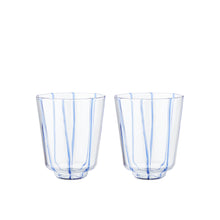 Load image into Gallery viewer, Blue Stripes Tumbler - Set of 2