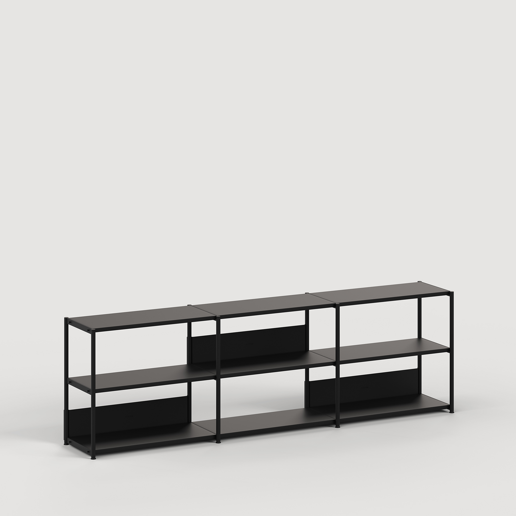 TIPTOE Low Shelving Unit -  H 75 or 85 x W 244 cm