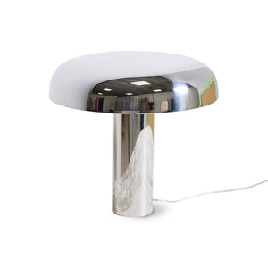 HKLiving Chrome Mushroom Table Lamp