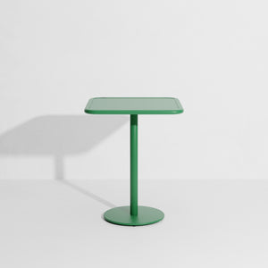 Week-end Garden Square Bistro Table - 2 Heights
