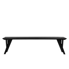 Load image into Gallery viewer, Hopper Black Bench