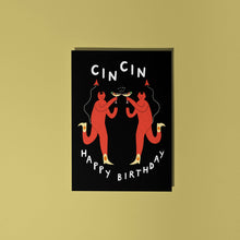 Load image into Gallery viewer, Cin Cin Cocktail Birthday Card