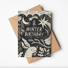 Load image into Gallery viewer, &#39;A Winter Birthday&#39; Greeting Card