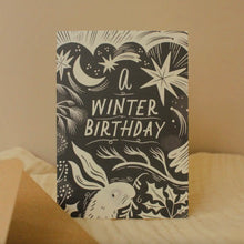 Load image into Gallery viewer, &#39;A Winter Birthday&#39; Greeting Card