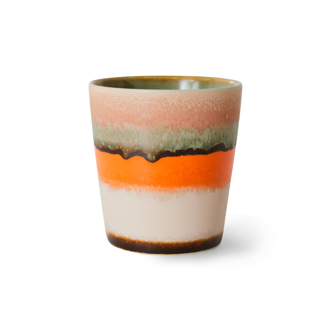 HKliving 70's Ceramic Coffee Mug Burst