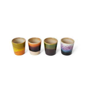 HKliving 70's Ceramic Egg Cups - Set of 4