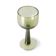 Load image into Gallery viewer, HKliving The Emeralds Tall Wine Glass - Olive