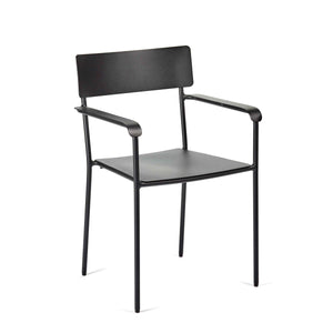 August Outdoor Dining Chair With Arms