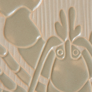 HKliving Lobster Stoneware Wall Tile