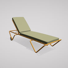 Load image into Gallery viewer, Barceloneta Outdoors Sun Lounger with Wheels