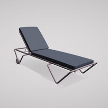 Load image into Gallery viewer, Barceloneta Outdoors Sun Lounger with Wheels