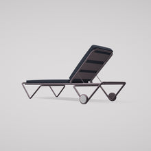 Load image into Gallery viewer, Barceloneta Outdoors Sun Lounger with Wheels
