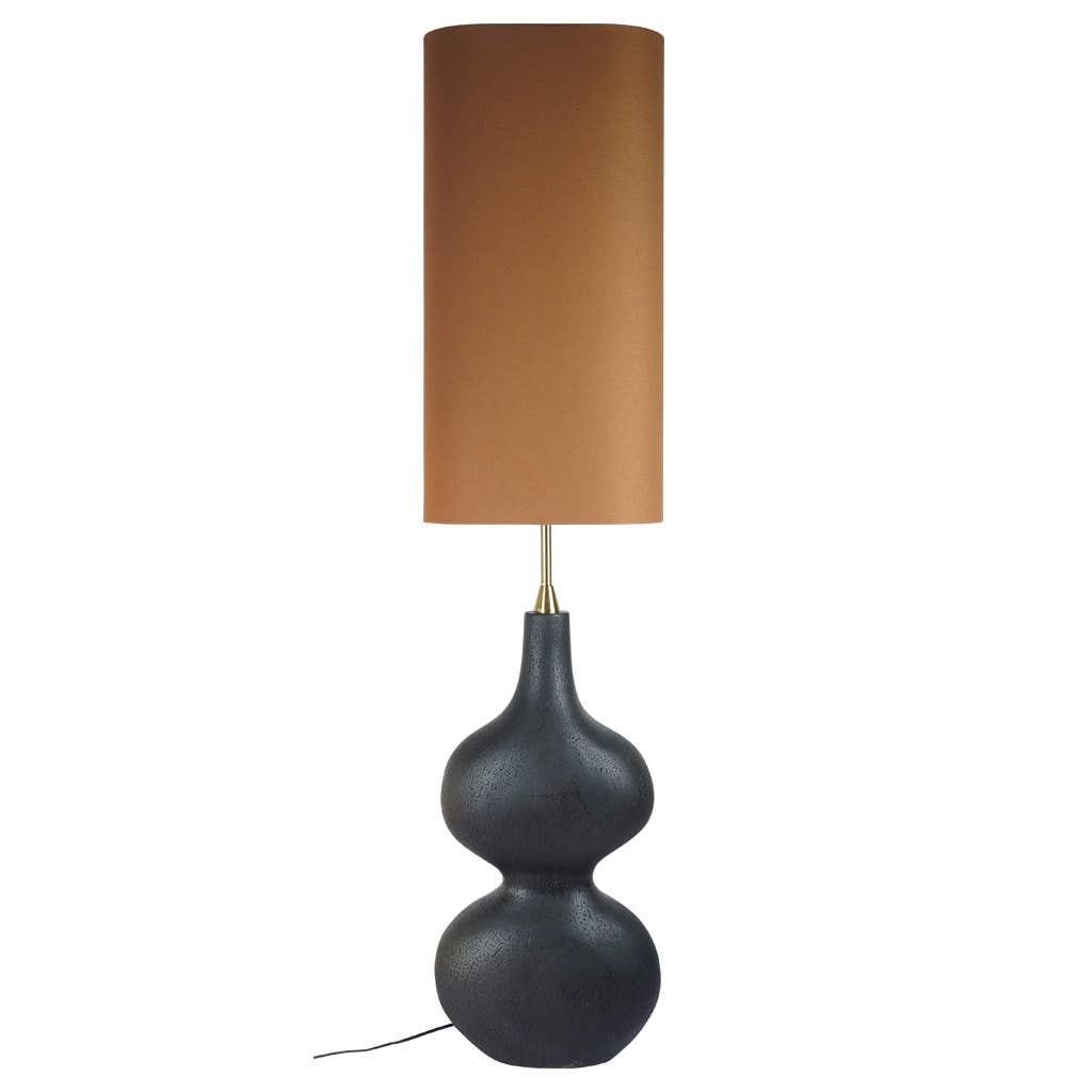Black Organic Floor Lamp