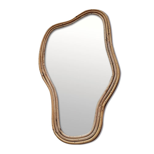 Organic Rattan Mirror