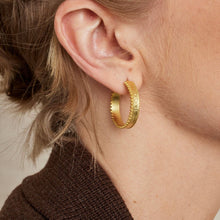 Load image into Gallery viewer, Silvia Gold Hoop Earrings