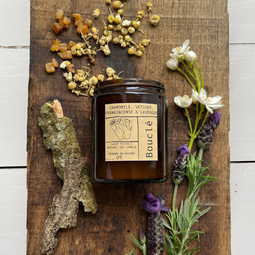 Chamomile, Vetiver, Frankincense & Lavender Candle