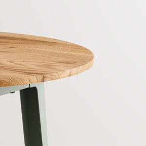 TIPTOE New Modern Round Table | Reclaimed Wood