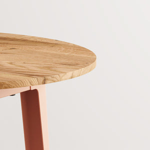 Tiptoe New Modern Round Table | Reclaimed Wood