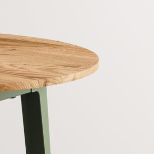 TIPTOE New Modern Round Table | Reclaimed Wood