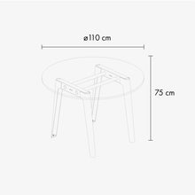 Load image into Gallery viewer, Tiptoe New Modern Round Table | Reclaimed Wood