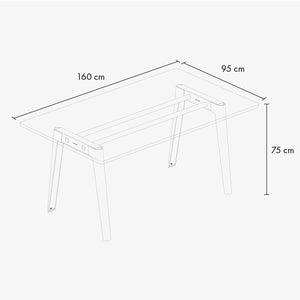 TIPTOE New Modern Wood Meeting Table | 3 Sizes