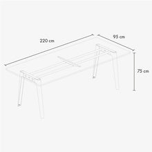 Load image into Gallery viewer, TIPTOE New Modern Wood Meeting Table | 3 Sizes