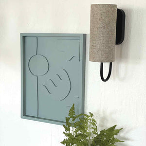 Silence Blue Wall Art