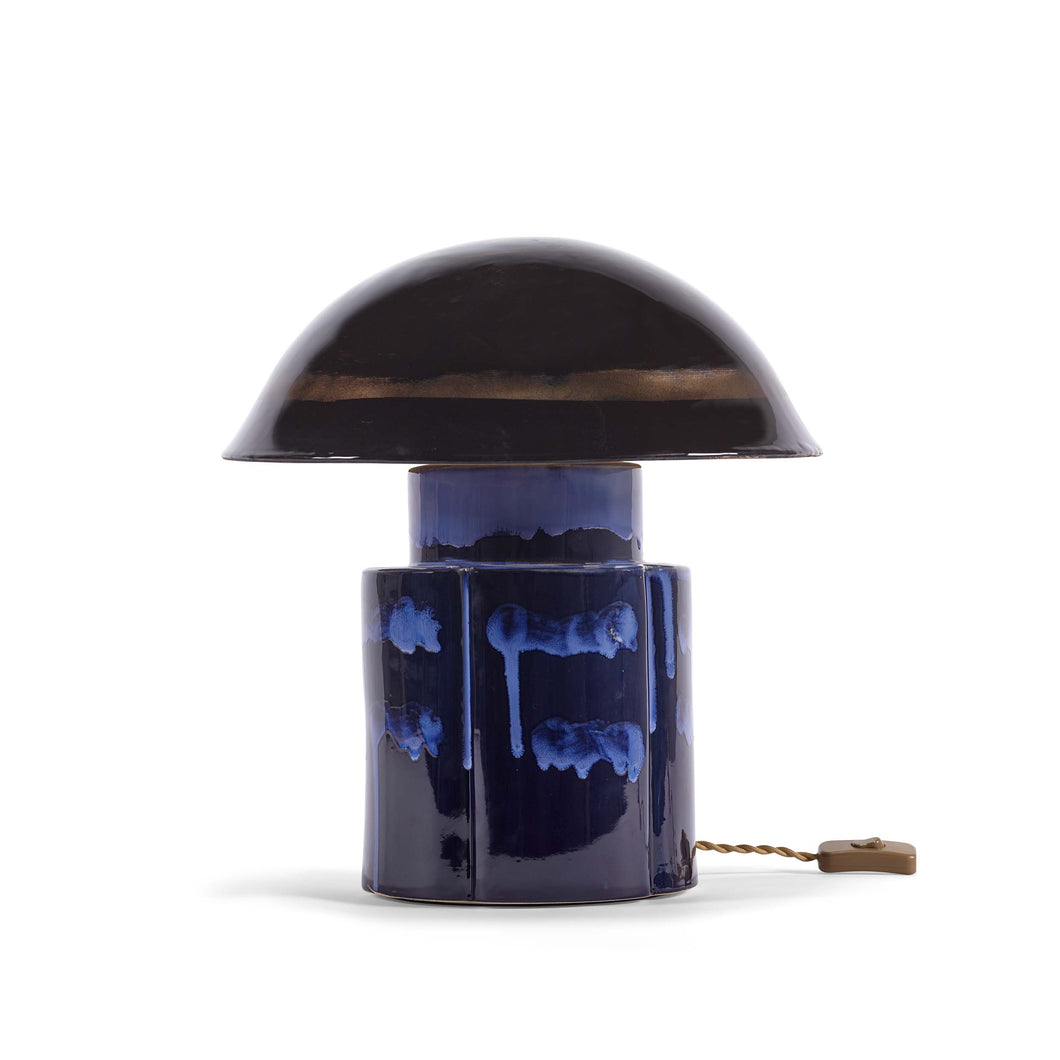 Table lamp Dark Blue John Terres de Rêves
