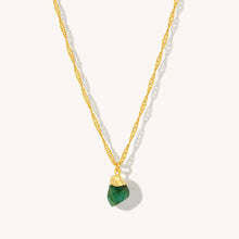 Load image into Gallery viewer, Mohica Raw Emerald Necklace