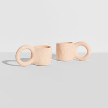 Load image into Gallery viewer, Donut Set Of Two Espresso Cups - Bubble Gum