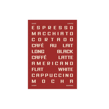 Load image into Gallery viewer, Coffee Guide A3 Print
