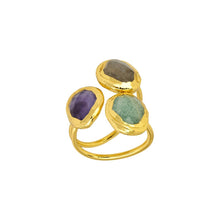 Load image into Gallery viewer, Amelie Three Stone Ring - AAL
