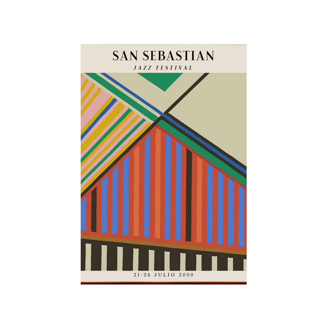 San Sebaastain Jazz Festival - A3 Print