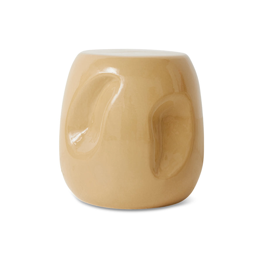 HKLiving Currents Ceramic Side Table Sand