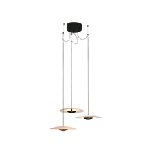 Load image into Gallery viewer, Ginger Wood Triple Pendant Cluster