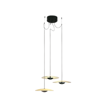 Load image into Gallery viewer, Ginger Metal Triple Pendant Cluster