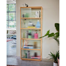 Load image into Gallery viewer, HKliving Ribbed Glass Display Cabinet