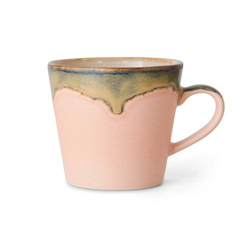 HKliving 70's Ceramics Cappuccino Mug Blossom