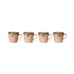HKliving 70's Ceramics Cappuccino Mug Blossom