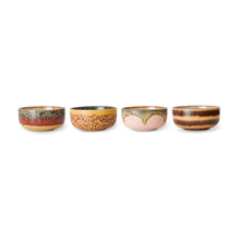 Load image into Gallery viewer, HKliving 70&#39;s Ceramic Harbour Dessert Bowls - Set of Four